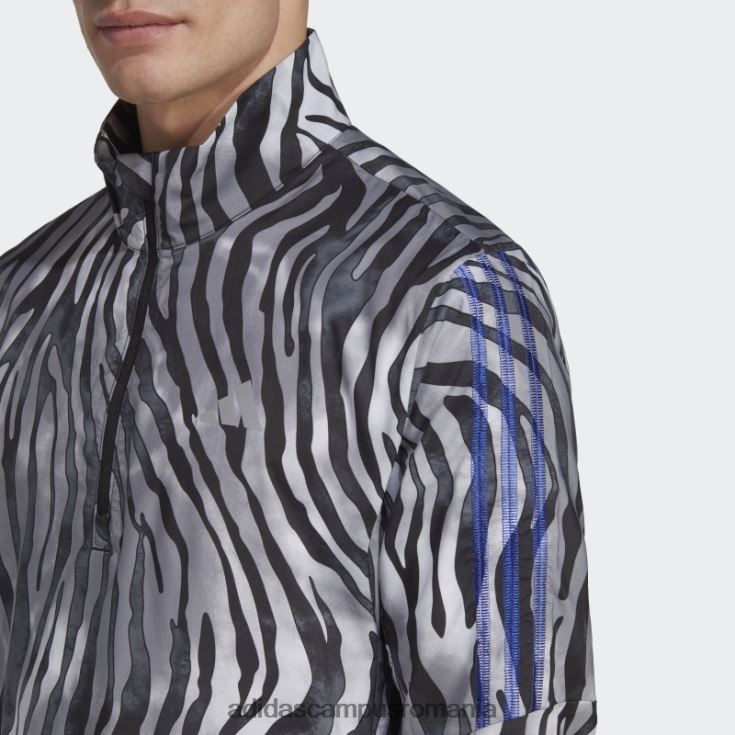 adidas campus romania jachetă cu fermoar 1/2 multicolor bărbați multicolor/alb J266N214213