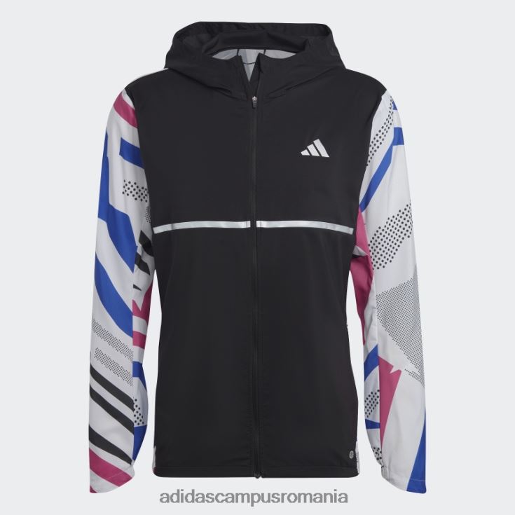 adidas campus romania jachetă de sezon negru propriu-zisă adidas bărbați negru/alb/fucsia/albastru J266N25715