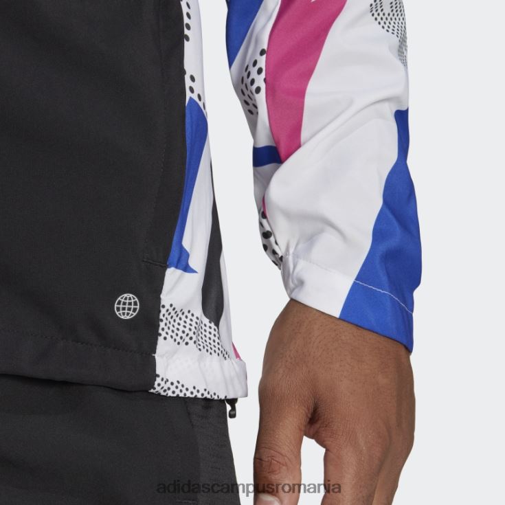 adidas campus romania jachetă de sezon negru propriu-zisă adidas bărbați negru/alb/fucsia/albastru J266N25715