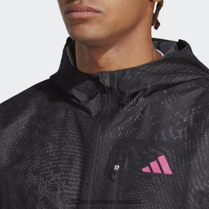 adidas campus romania jachetă neagră cu membrană adizero engineered adidas bărbați negru/fucsia J266N213563