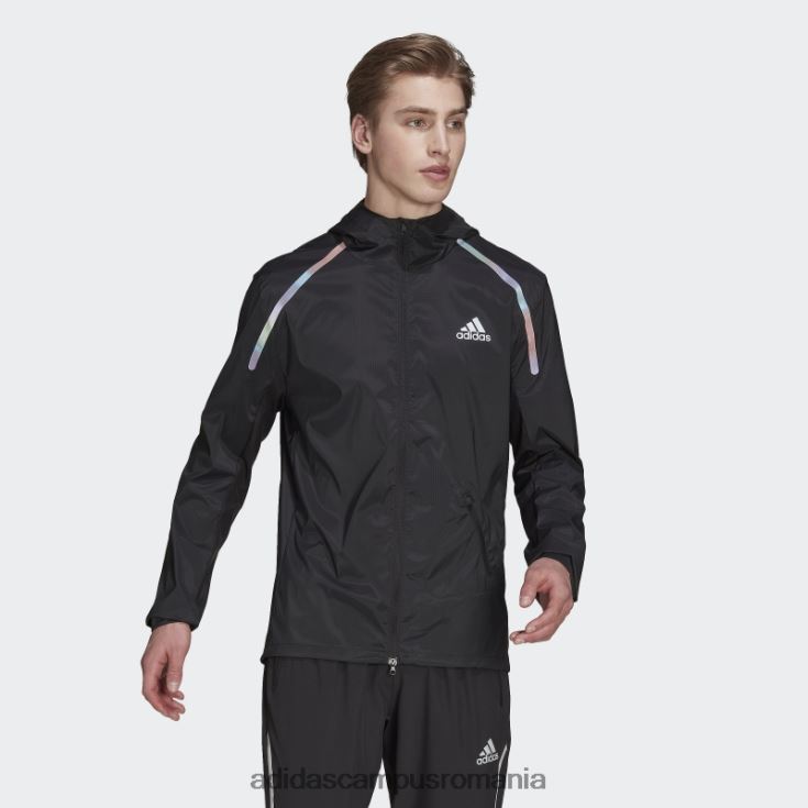 adidas campus romania jachetă neagră de maraton bărbați negru J266N21402