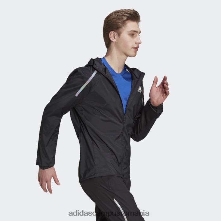 adidas campus romania jachetă neagră de maraton bărbați negru J266N21402