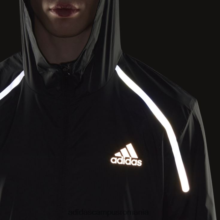 adidas campus romania jachetă neagră de maraton bărbați negru J266N21402