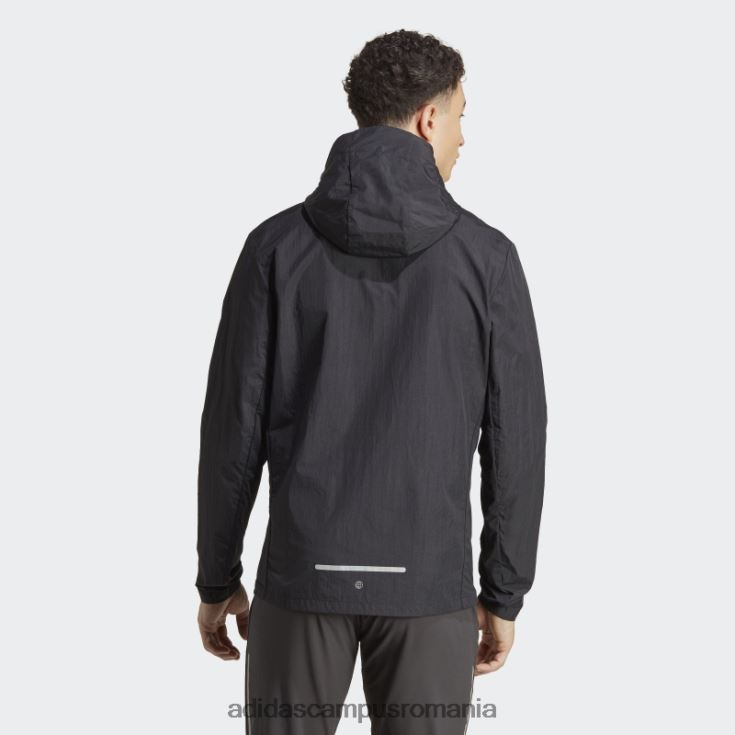 adidas campus romania jachetă neagră de încălzire maraton adidas bărbați negru J266N26015