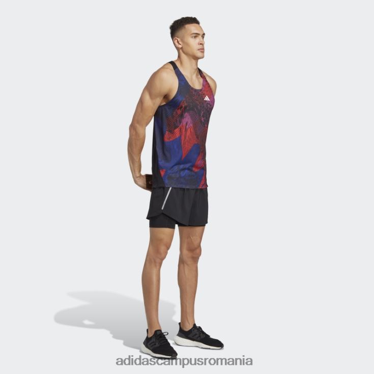 adidas campus romania maiou negru adizero bărbați negru/rosu J266N213192