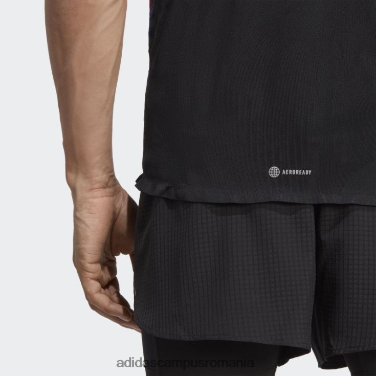 adidas campus romania maiou negru adizero bărbați negru/rosu J266N213192