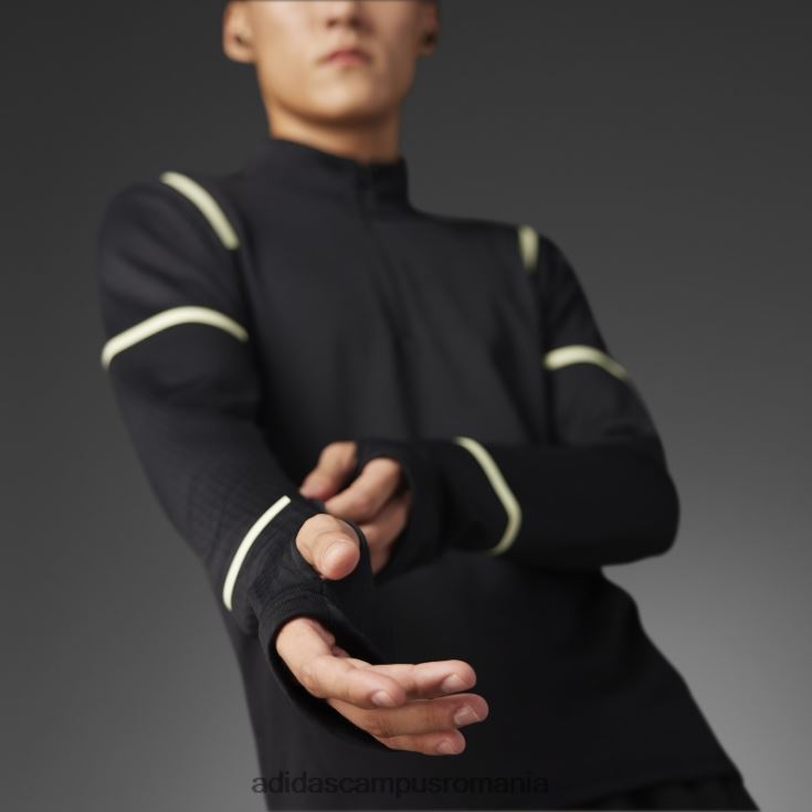 adidas campus romania negru x-city reflect noaptea top cu mânecă lungă cu fermoar jumătate bărbați negru J266N213871