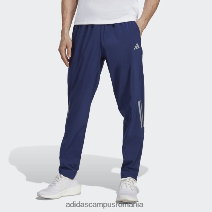adidas campus romania own the run, pantaloni astro țesuți albastru închis bărbați albastru inchis J266N26379