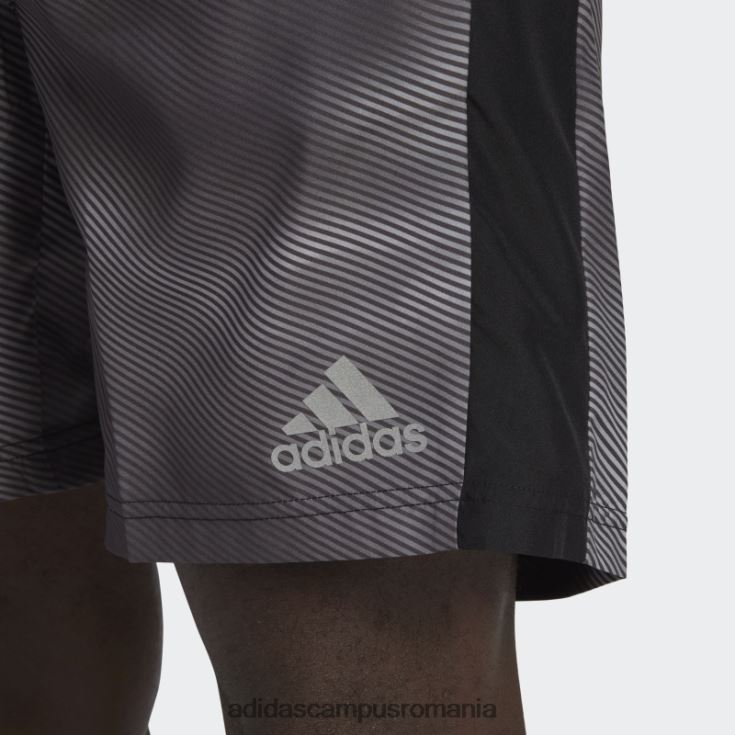 adidas campus romania pantaloni scurți adidas colorblock posedă gri bărbați gri/negru J266N214583