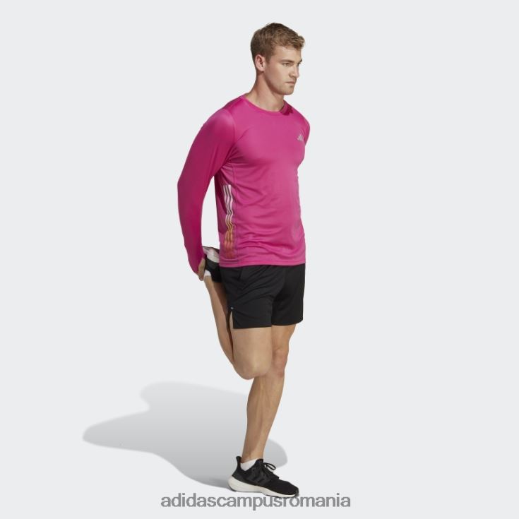 adidas campus romania pantaloni scurți cu logo-ul cu 3 bare cu iconițe ale alergării negre bărbați negru J266N26388