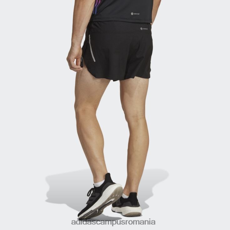 adidas campus romania pantaloni scurți fast split negri bărbați negru J266N214491