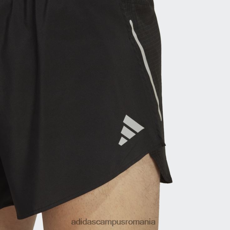 adidas campus romania pantaloni scurți fast split negri bărbați negru J266N214491