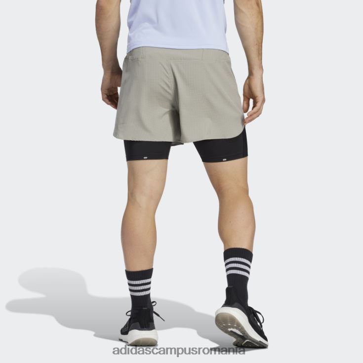 adidas campus romania pietriș argintiu conceput pentru alergarea cu pantaloni scurți 2 în 1 bărbați pietricica de argint J266N21091