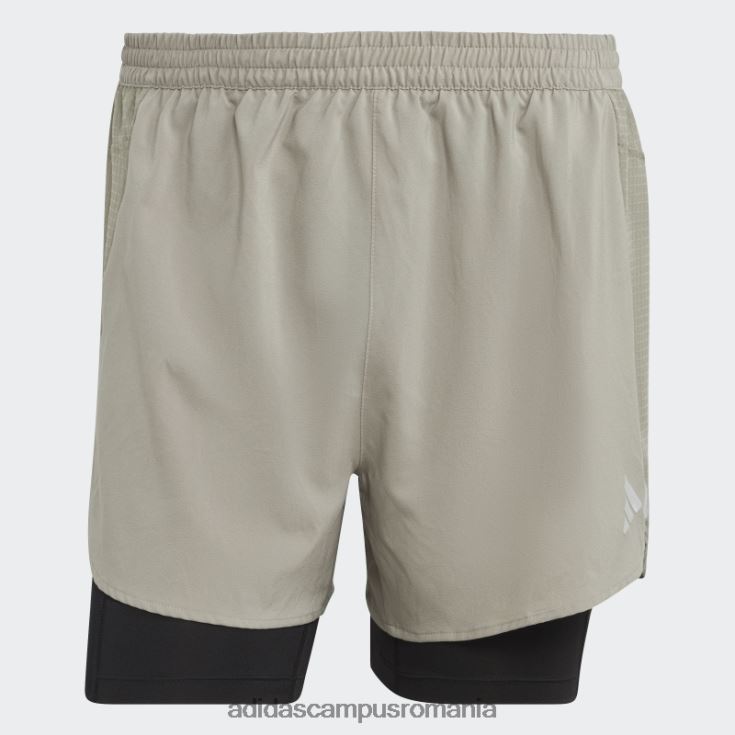 adidas campus romania pietriș argintiu conceput pentru alergarea cu pantaloni scurți 2 în 1 bărbați pietricica de argint J266N21091