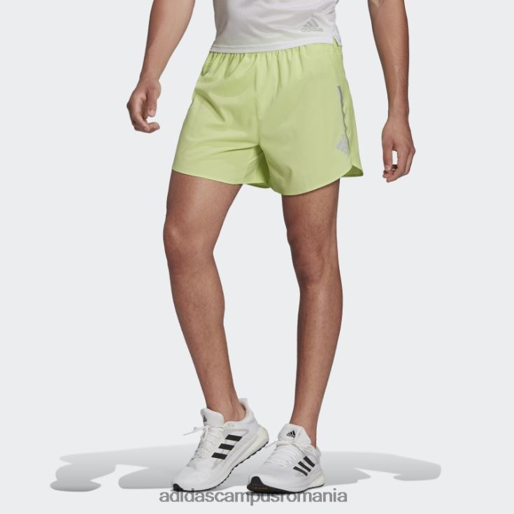 adidas campus romania proiectat 4 pantaloni scurți de alergare lime bărbați lămâie verde J266N214767