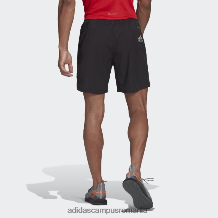adidas campus romania run it pantaloni scurți negri bărbați negru J266N25233