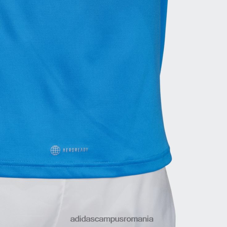 adidas campus romania run it tee blue rush adidas bărbați papură albastră J266N27116