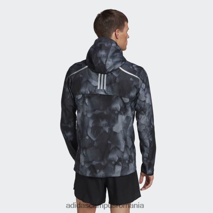 adidas campus romania sacou grafic marathon fast negru bărbați negru J266N215296
