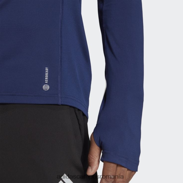adidas campus romania top cu mânecă lungă cu fermoar 1/2 albastru închis bărbați albastru inchis J266N213411