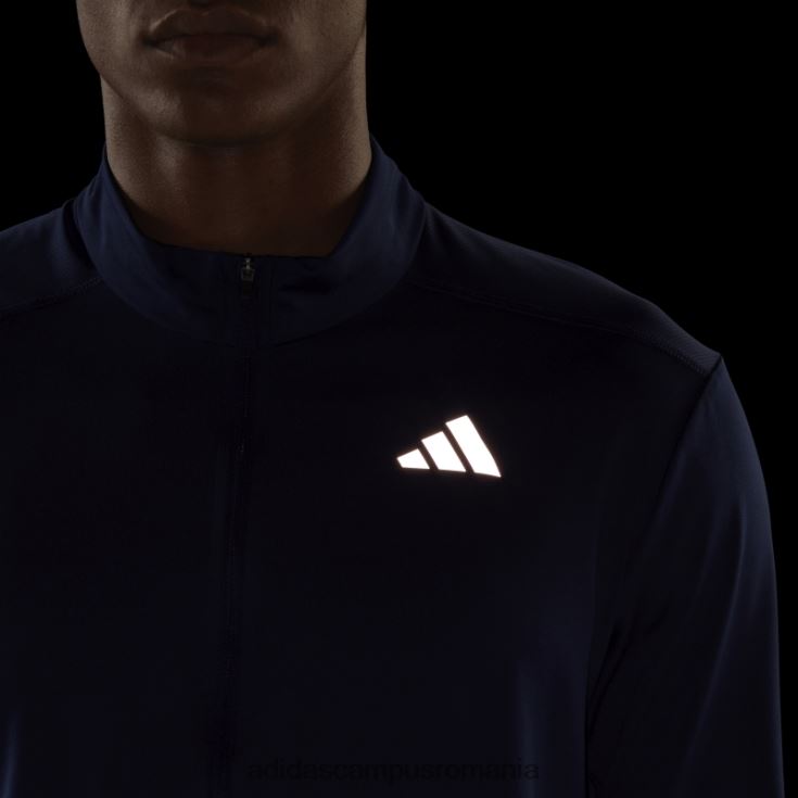 adidas campus romania top cu mânecă lungă cu fermoar 1/2 albastru închis bărbați albastru inchis J266N213411