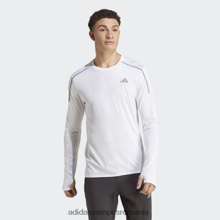 adidas campus romania top rapid cu mânecă lungă top proiectat cu mânecă lungă alb bărbați alb J266N214276