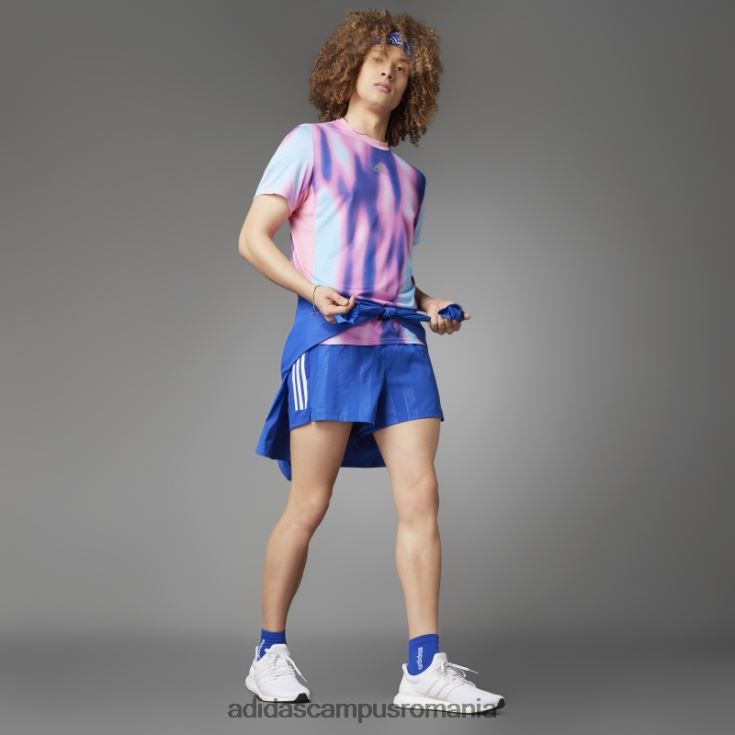adidas campus romania tricou adidas break the norm albastru bărbați albastru/roz/liliac J266N214763