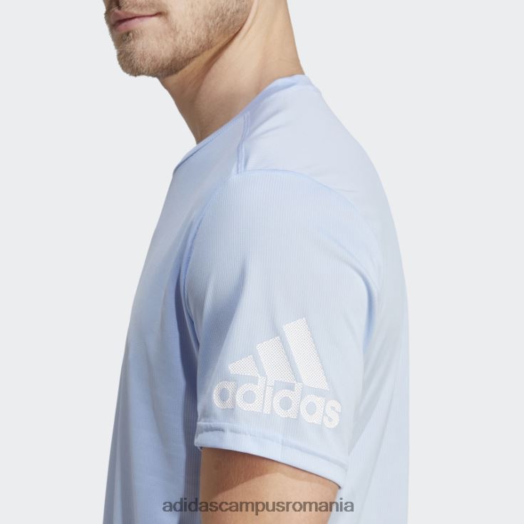 adidas campus romania tricou albastru, run it bărbați zori albastre J266N25885