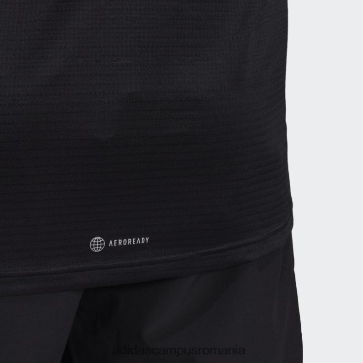 adidas campus romania tricou cu mânecă lungă, negru adidas bărbați negru argintiu J266N25244