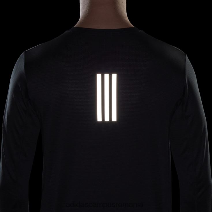 adidas campus romania tricou cu mânecă lungă, negru adidas bărbați negru argintiu J266N25244