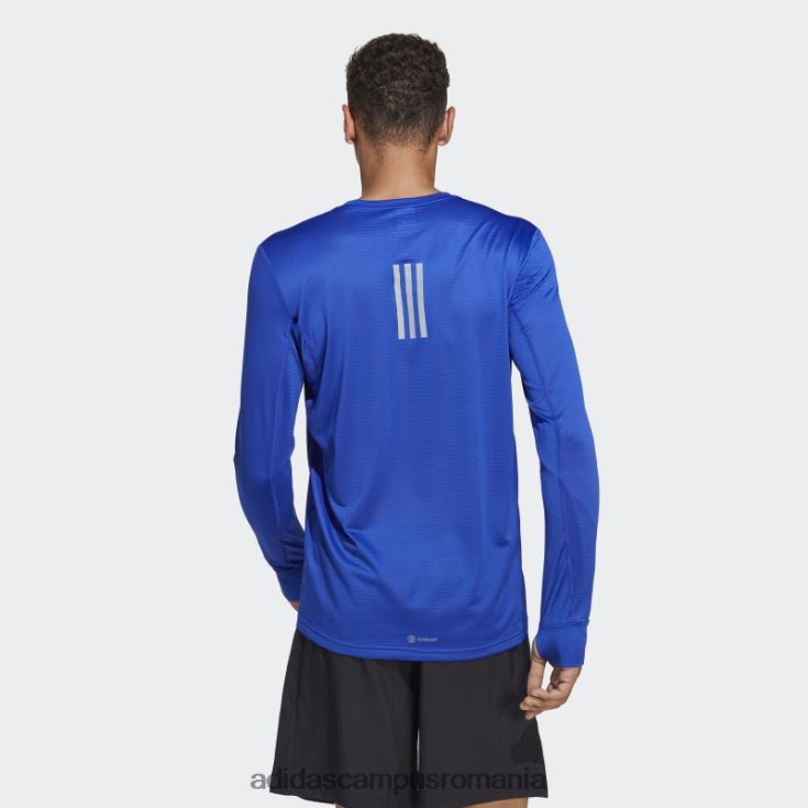 adidas campus romania tricou cu mânecă lungă own the run albastru bărbați albastru J266N26295