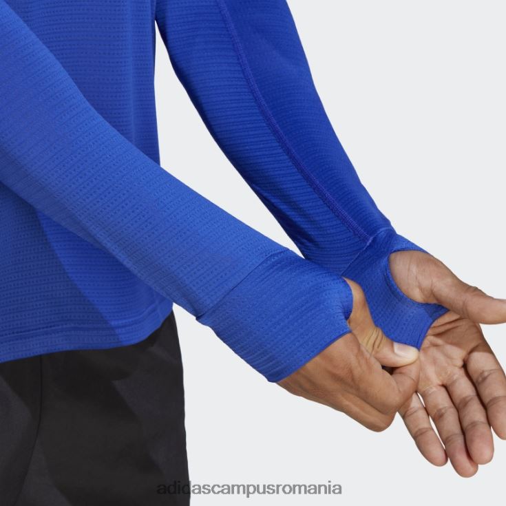 adidas campus romania tricou cu mânecă lungă own the run albastru bărbați albastru J266N26295