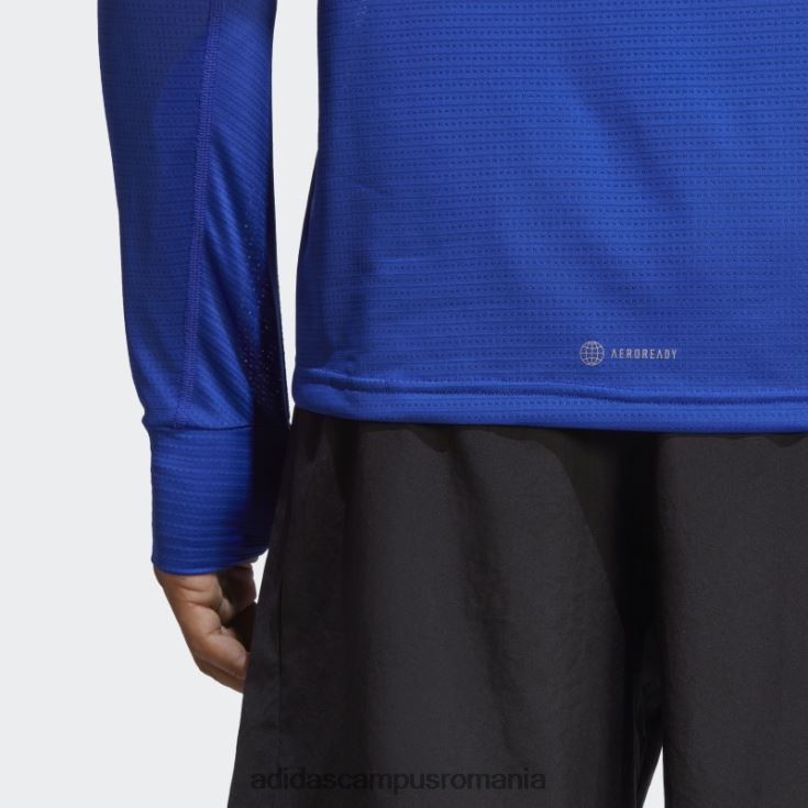 adidas campus romania tricou cu mânecă lungă own the run albastru bărbați albastru J266N26295