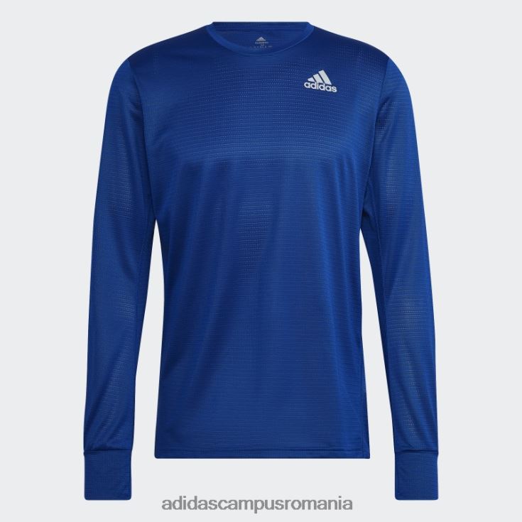 adidas campus romania tricou cu mânecă lungă own the run albastru regal bărbați albastru regal/argintiu J266N26338