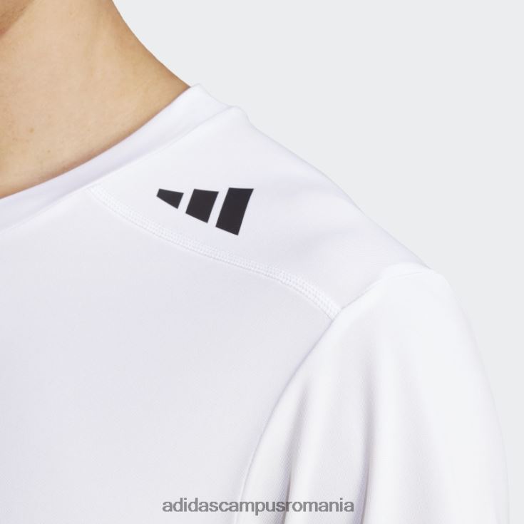 adidas campus romania tricou de alergare alb făcut pentru a fi refăcut bărbați alb/gri liniuță J266N214171