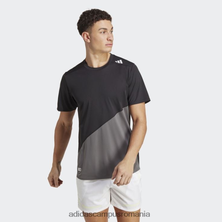 adidas campus romania tricou de alergare negru făcut pentru a fi refăcut bărbați gri inchis J266N213768