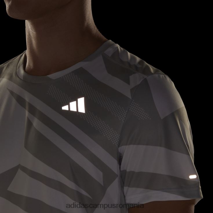 adidas campus romania tricou de sezon, deține alergarea gri bărbați gri/alb J266N213394