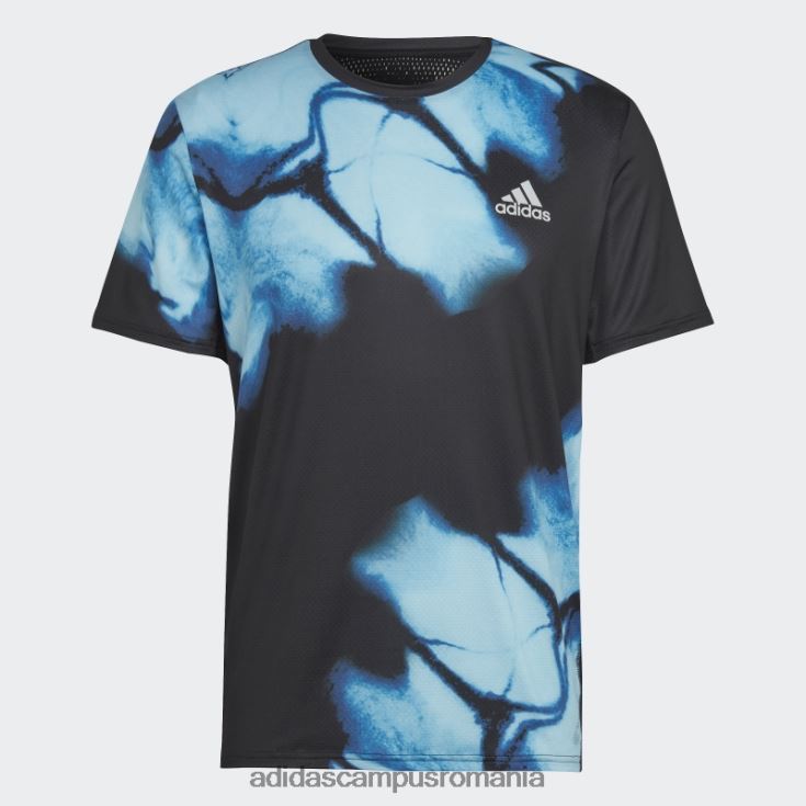 adidas campus romania tricou grafic rapid negru bărbați negru/albastru regal J266N214746