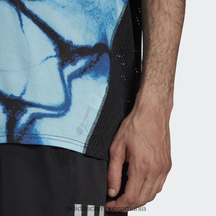 adidas campus romania tricou grafic rapid negru bărbați negru/albastru regal J266N214746