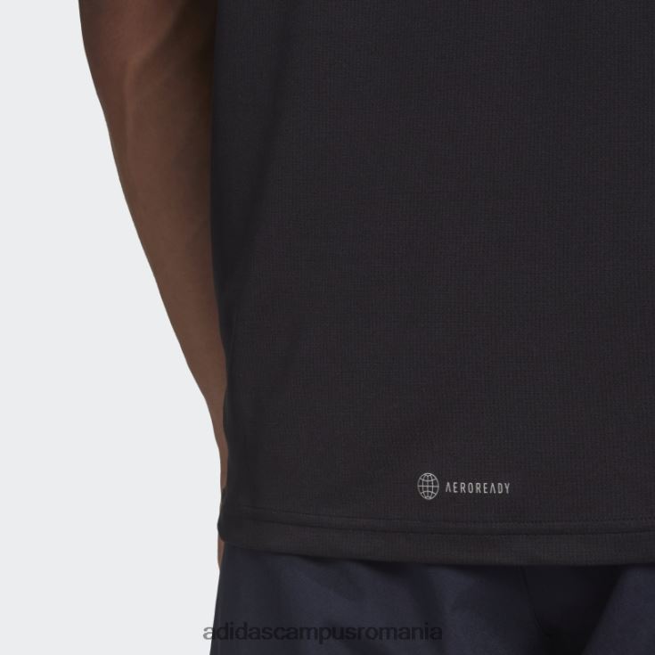 adidas campus romania tricou negru run it bărbați negru J266N25464