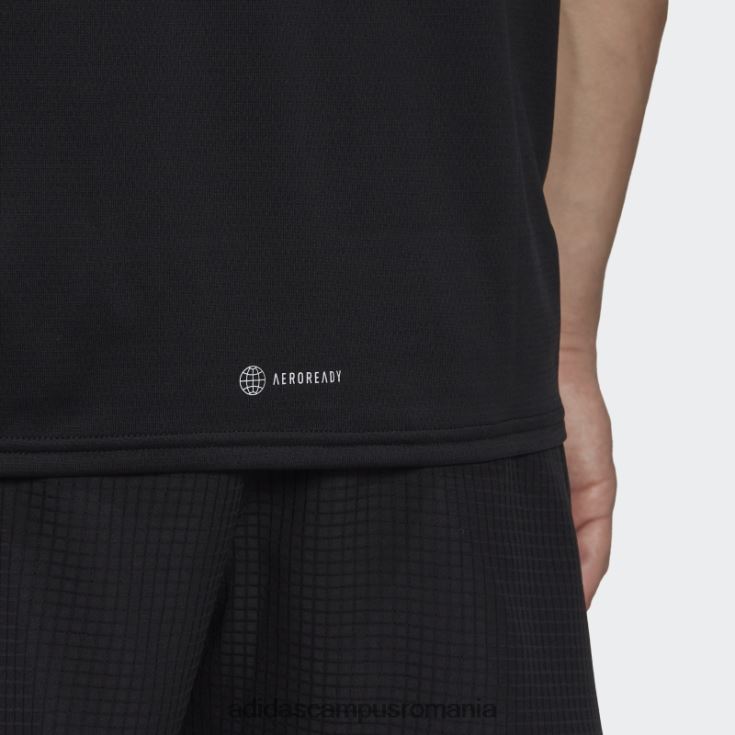 adidas campus romania tricou pentru alergare cu design negru bărbați negru J266N27001