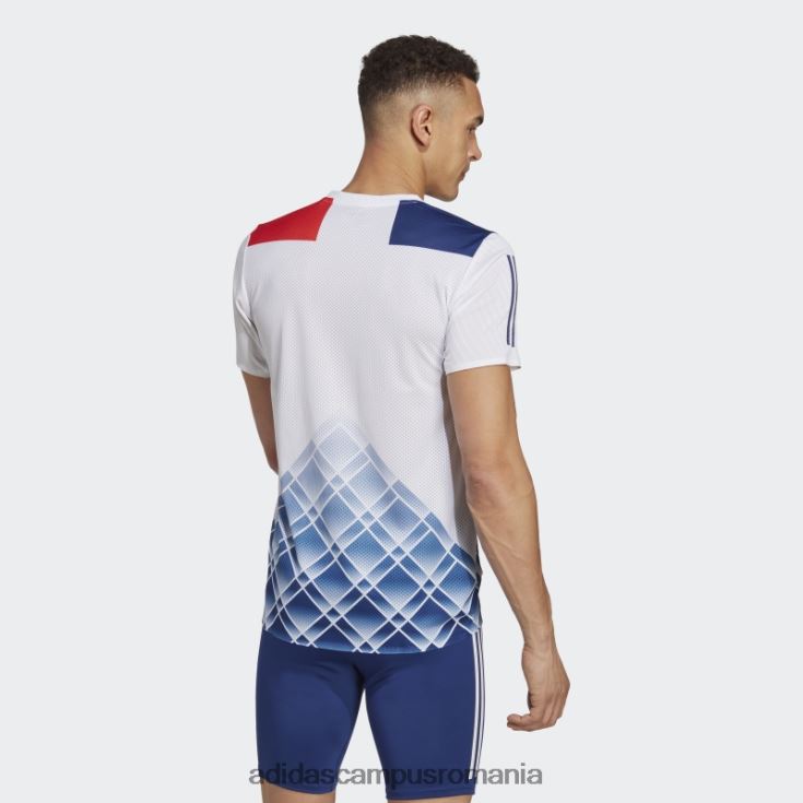 adidas campus romania tricou promo alb adizero bărbați alb J266N214314