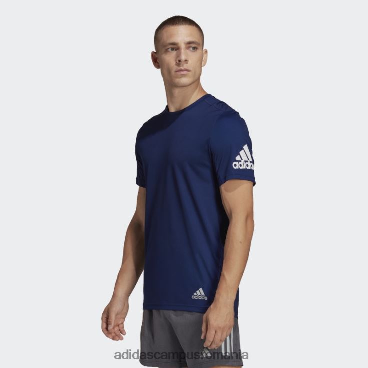 adidas campus romania tricou run it albastru închis bărbați albastru inchis J266N213268