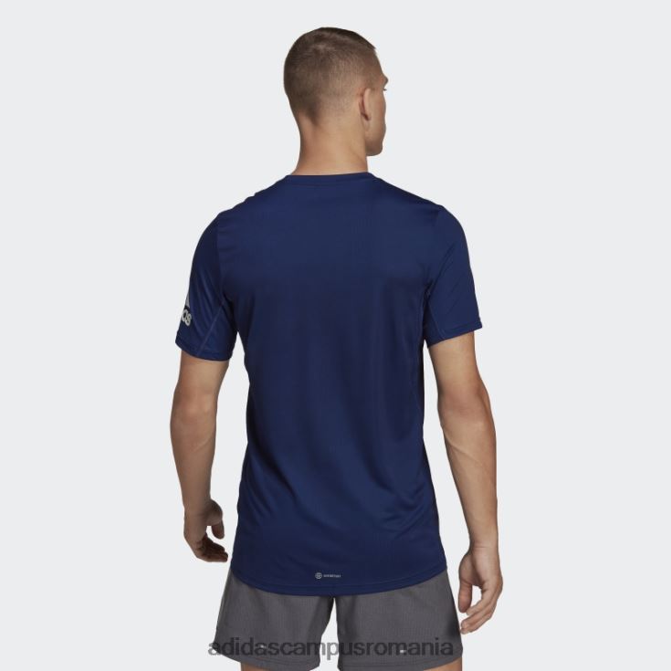 adidas campus romania tricou run it albastru închis bărbați albastru inchis J266N26329