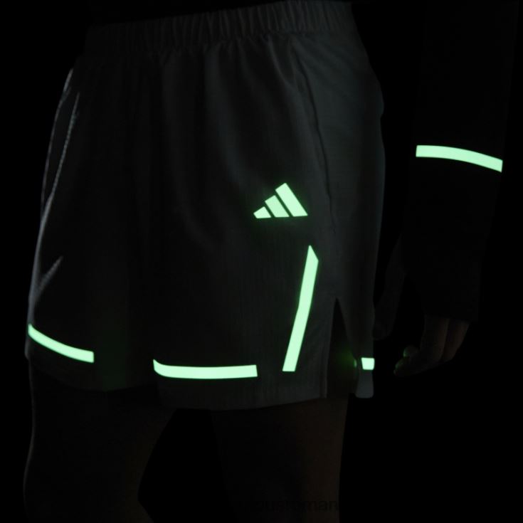 adidas campus romania x-city reflecta noaptea pantaloni scurți albi bărbați alb J266N25179