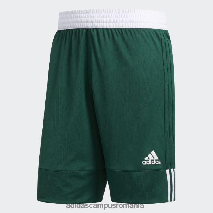 adidas campus romania Pantaloni scurti reversibili viteza 3g verde inchis bărbați verde închis/alb J266N213316