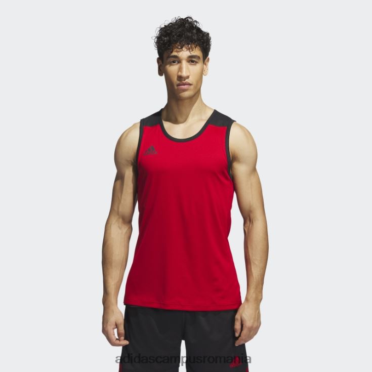adidas campus romania Tricou reversibil 3g speed negru adidas bărbați negru/rosu J266N213290
