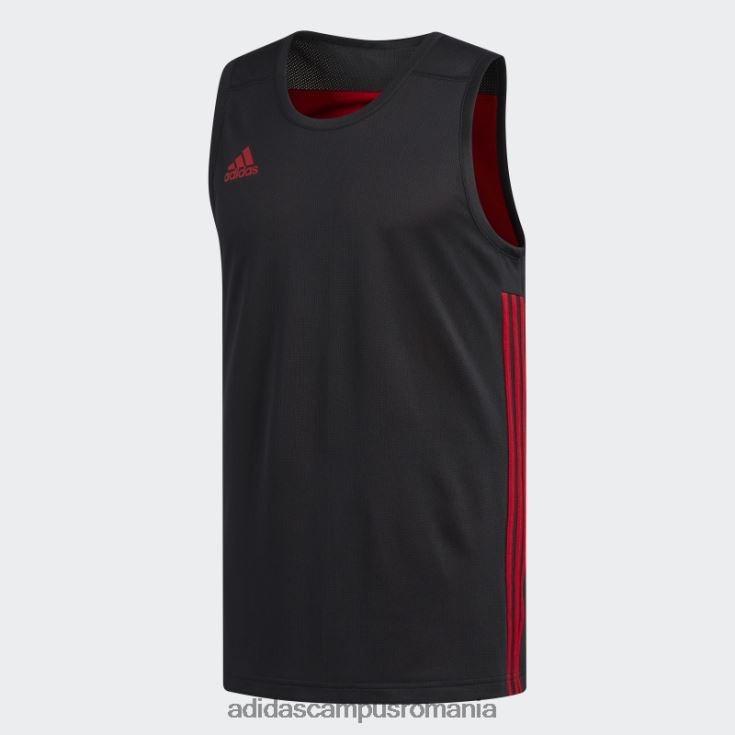 adidas campus romania Tricou reversibil 3g speed negru adidas bărbați negru/rosu J266N213290