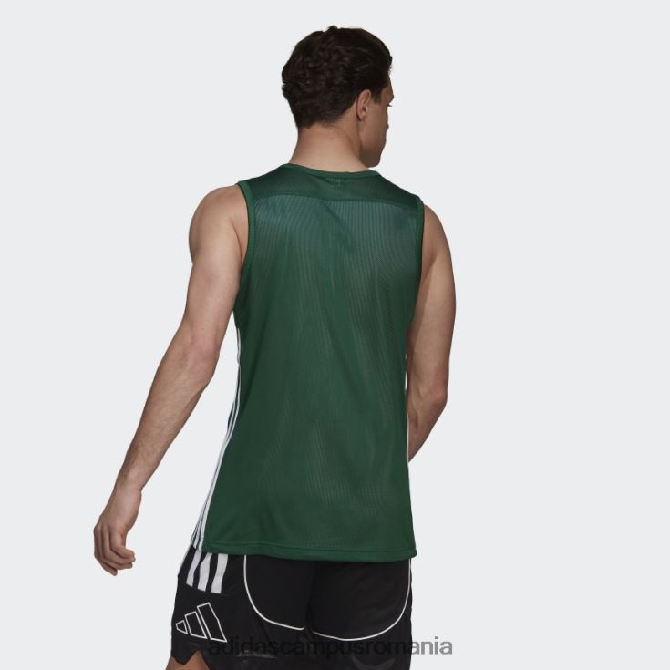 adidas campus romania Tricou reversibil 3g viteza verde inchis bărbați verde închis/alb J266N215188