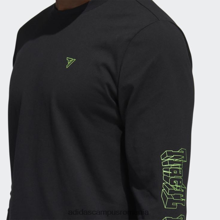 adidas campus romania black trae graphic tee fashion bărbați negru J266N21589