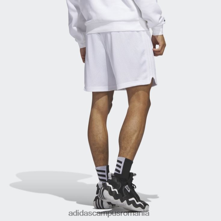 adidas campus romania dame 9 pantaloni scurți alb bărbați alb J266N213825